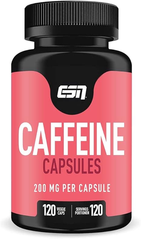 ESN Caffeine Capsules, Box of 120